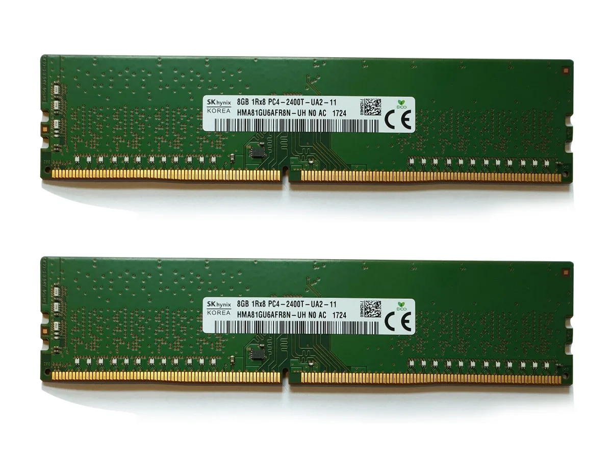 SK hynix SK hynix HMA81GU6AFR8N 16GB (2x8GB) DDR4 2400MHz desktop RAM — product photo