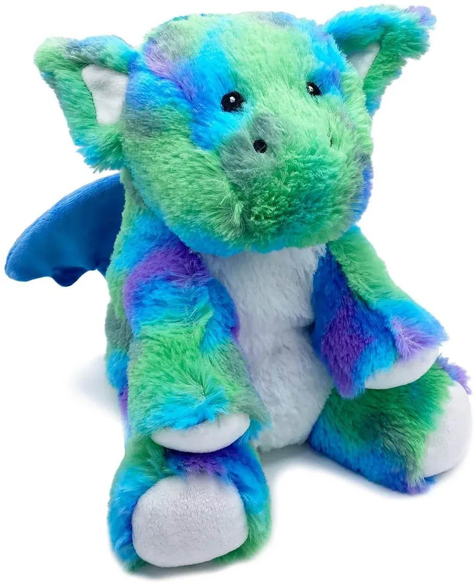 Intelex Intelex Warmies Microwavable French Lavender Tie Dye Dragon Plush — product photo