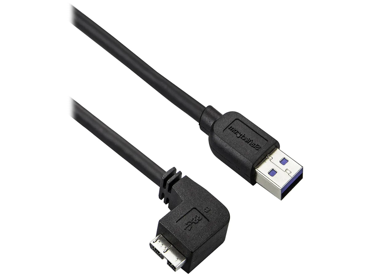 STARTECH STARTECH USB3AU1MLS usb cable 3.28 ft USB 3.0 left-angle micro USB — product photo