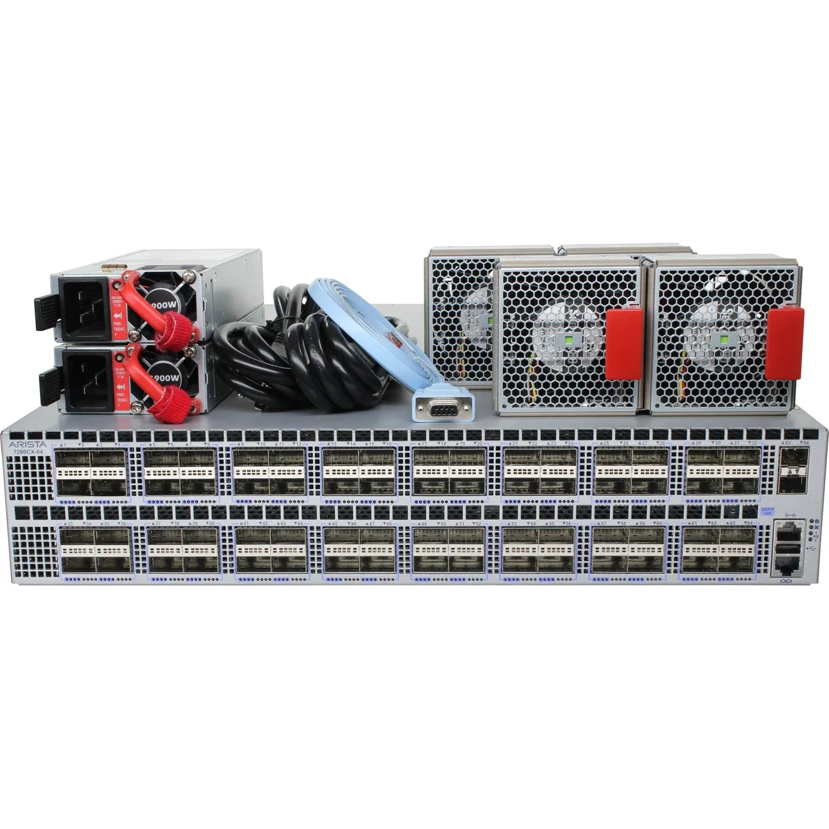 Arista Networks, Inc. Arista Networks DCS-7260CX-64-F 64-port 100GbE QSFP28 2-port SFP+ network switch — product photo