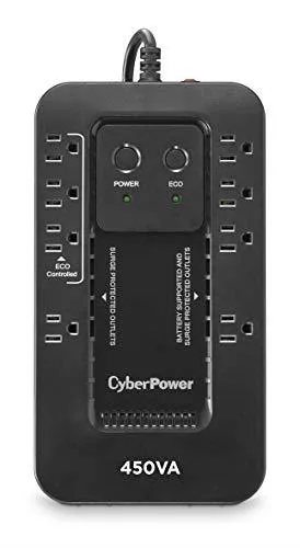 CyberPower CyberPower EC450G UPS 450VA 260W 8 outlets USB — product photo