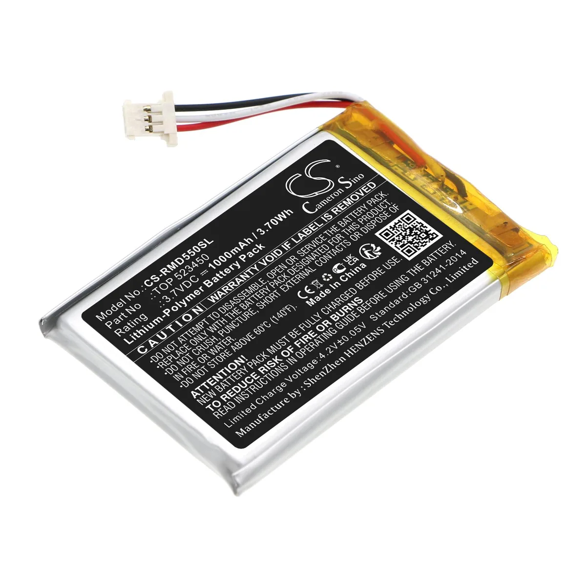 Cameron &amp; Co Cameron &amp; Co GPS Battery 1000mAh for TND-540 550 — product photo