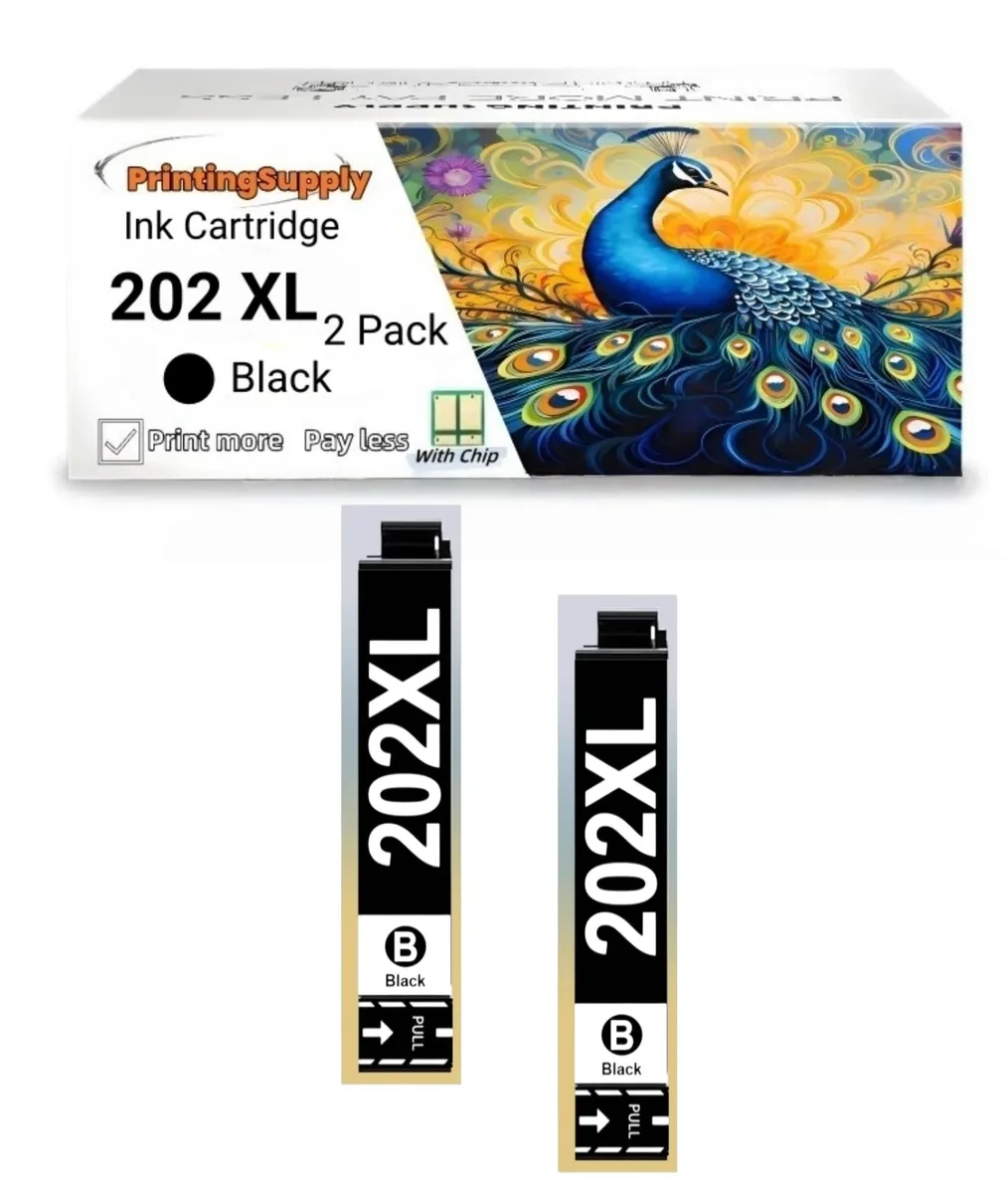 Aster Graphics Inc Aster Graphics Inc 202XL High Yield Ink Cartridge 2 Pack Black — product photo