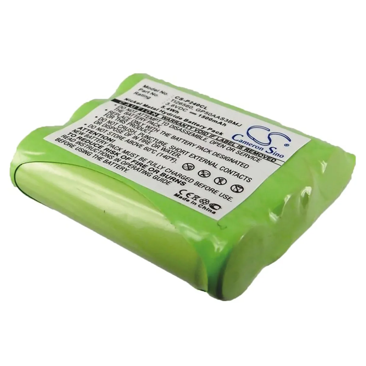 Cameron &amp; Co Cameron &amp; Co DS-CS-P240CL 1.5 Ah Ni-MH telephone accessory — product photo