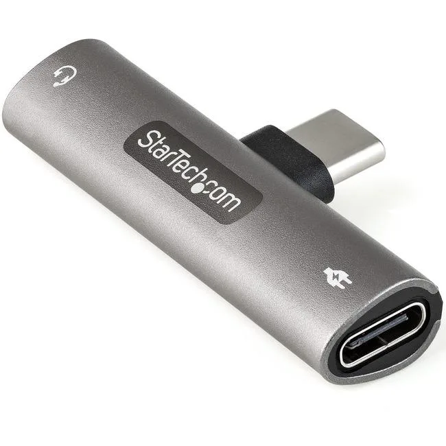 STARTECH STARTECH CDP235APDM USB-C audio adapter 60W PD 3.5mm TRRS — product photo