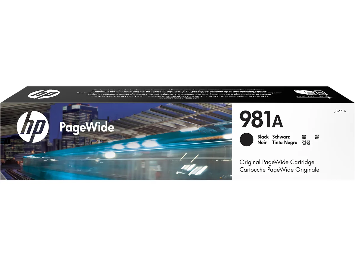 HP HP 981A J3M71A Black Ink Cartridge Single Pack 6000 Pages — product photo