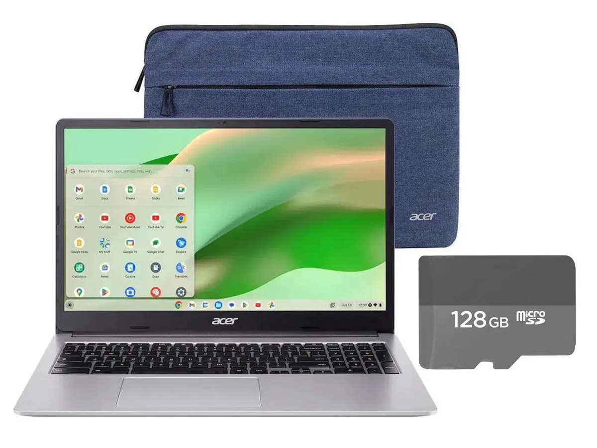 Acer America Acer Chromebook 15.6" Intel Celeron N4500 4GB 64GB SSD Chrome OS Silver — product photo