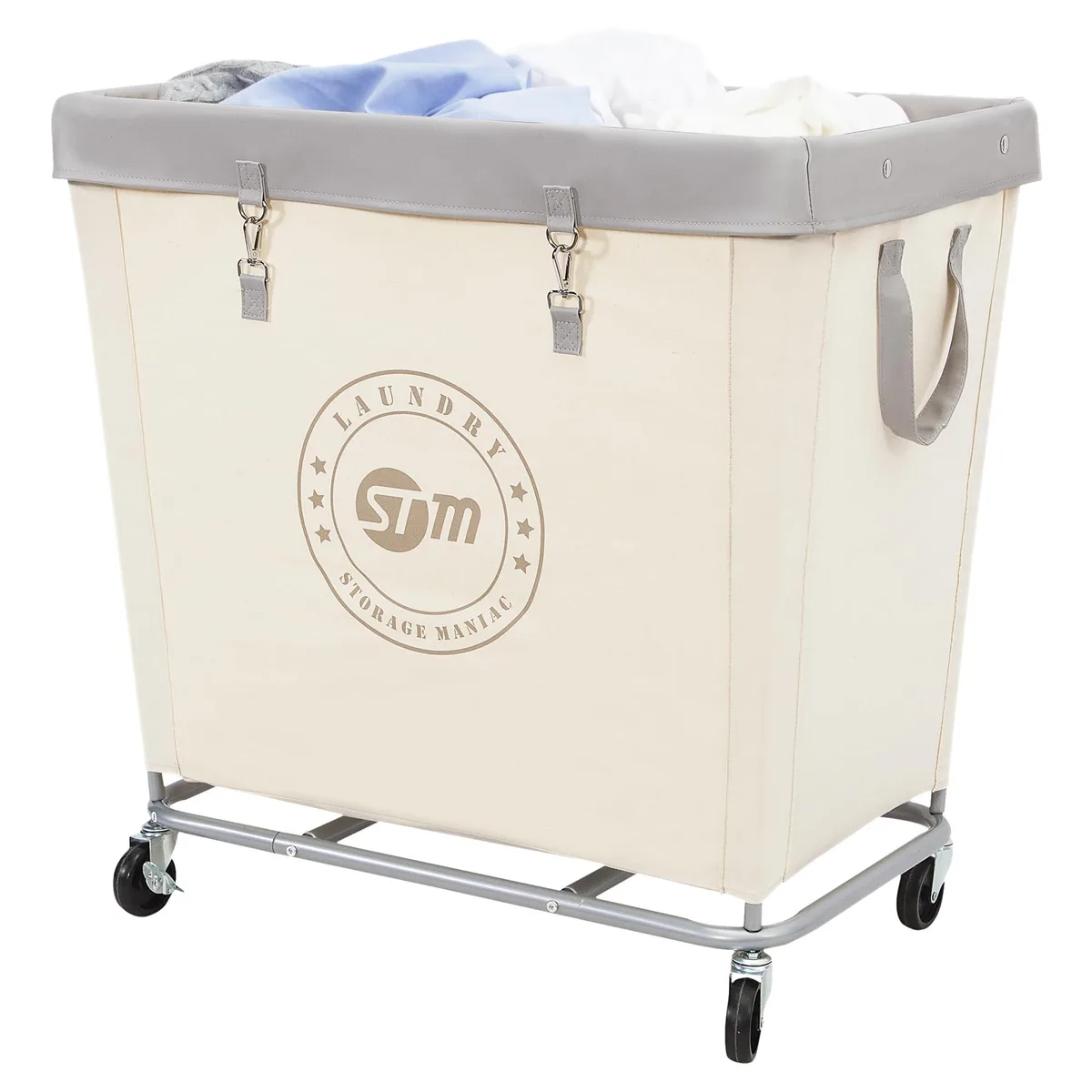 STORAGE MANIAC 320 L Laundry Tub Beige 31.7 x 19.3 x 30.91 in — product photo