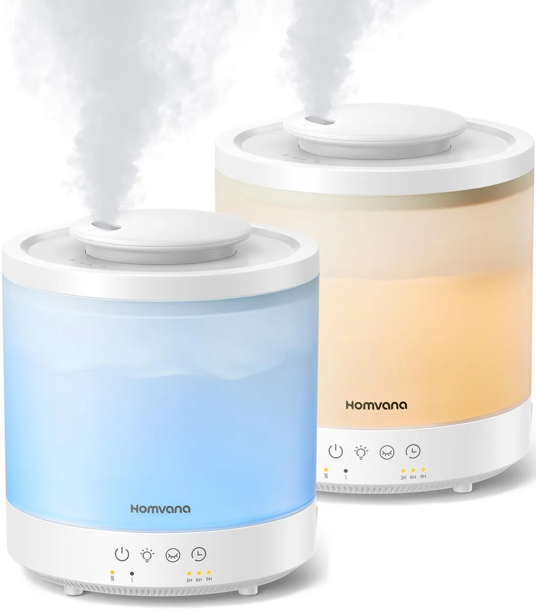  Homvana 95124 1.5L Cool Mist Humidifier 2 Pack Bedroom Accents — product photo