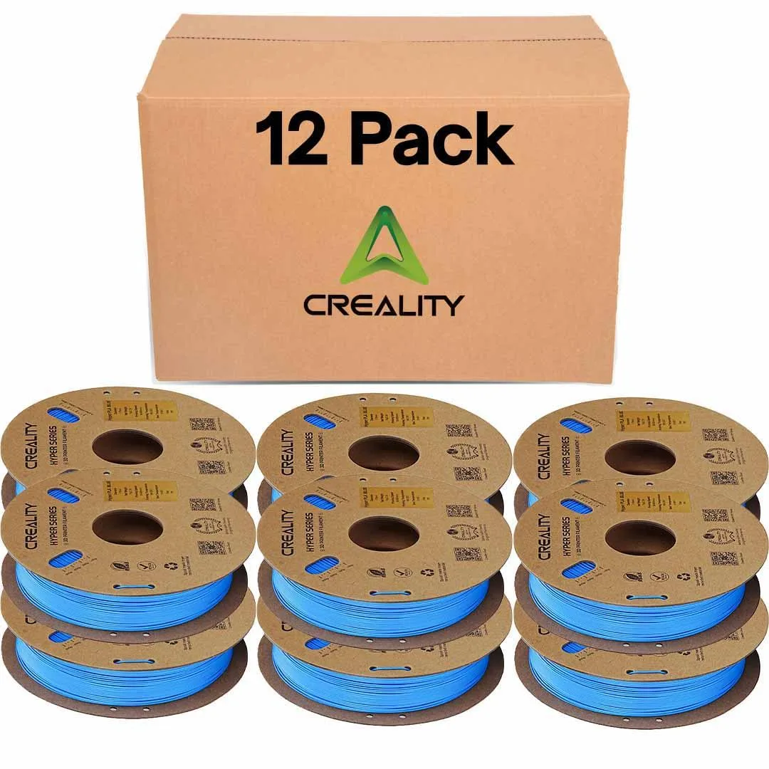 Creality Creality Hyper PLA Blue 12 Pack 1.75mm 1kg 600mm/s ±0.03mm — product photo