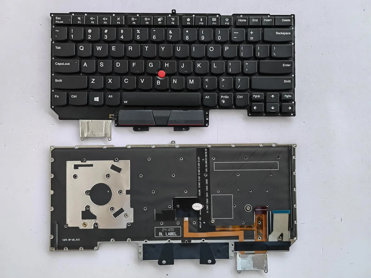 Barrow Mods Barrow Mods 2 in 1 Accessory US Layout Keyboard for Lenovo X1 Carbon 2017 2018 — product photo