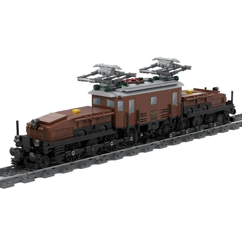 ZITIANYOUBUILD ZITIANYOUBUILD MOC-125085 Swiss Crocodile Train 1284 Parts Brown — product photo