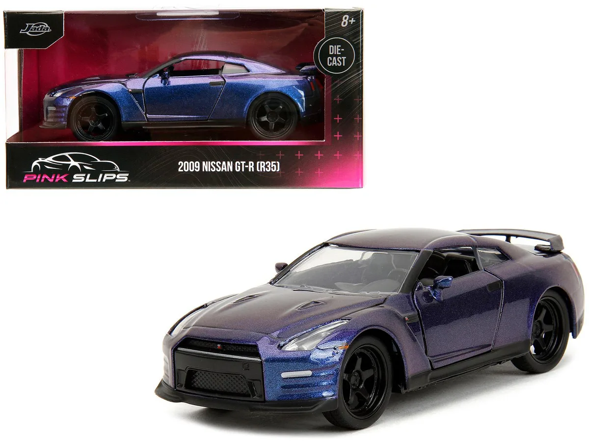 Jada Jada 34856 1:32 2009 Nissan GT-R Purple Metallic hobby collectible — product photo