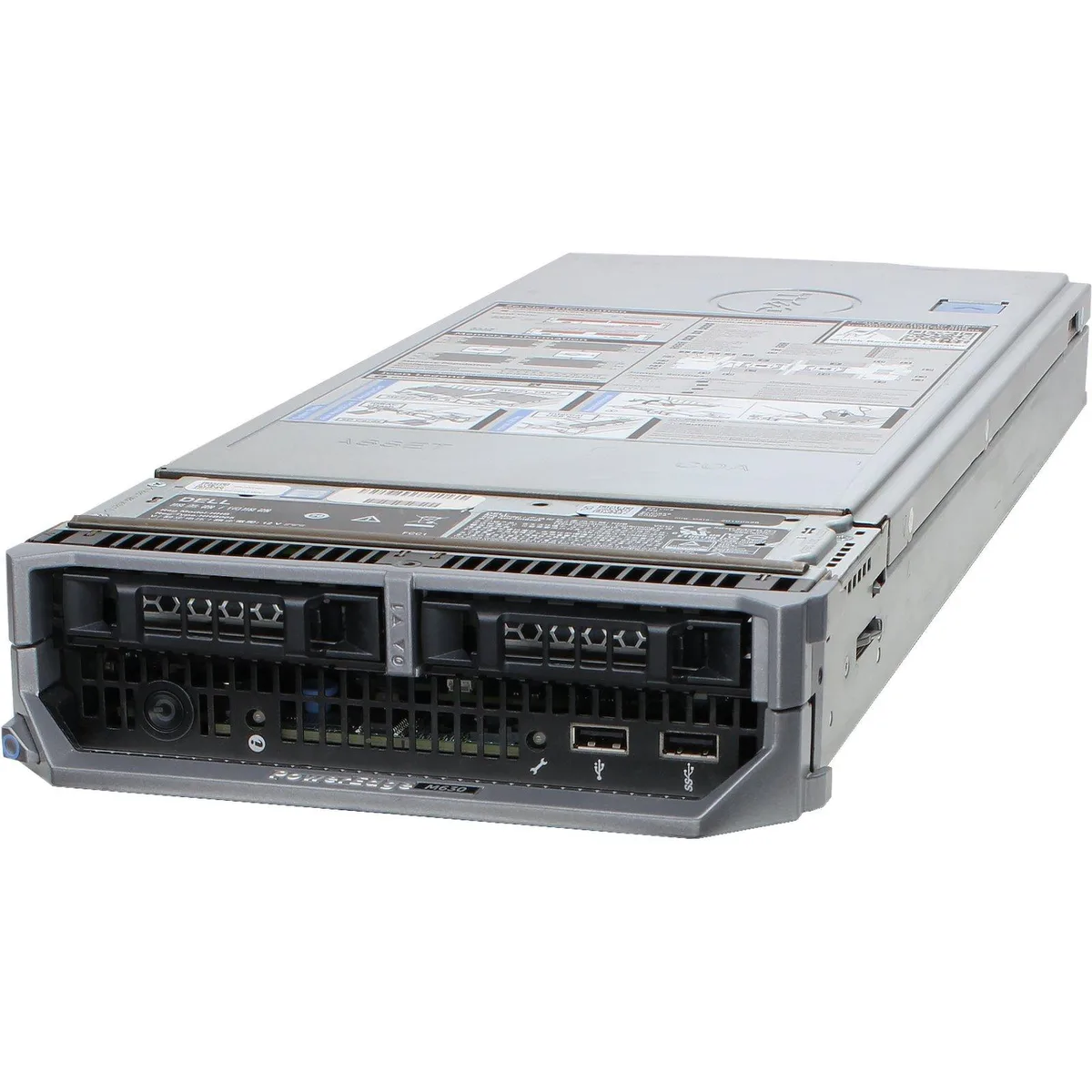 DELL DELL M630 rack server 2× E5-2680v3 2.5 GHz 12-core 512 GB 2× 120 GB SSD H730 — product photo
