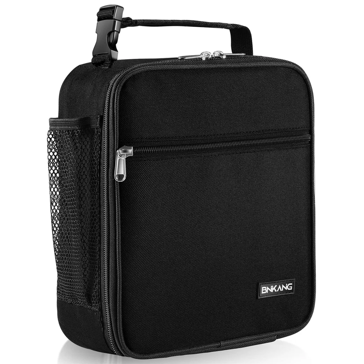 No Sew No Sew Insulated Lunch Bag Black 8.7x4.5x10.2in — product photo
