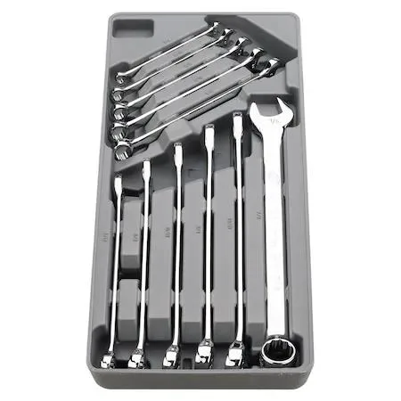 Ingersoll/Rand Ingersoll/Rand 752058X 11 Piece SAE Long Pattern Combination Wrench Set Tool Storage — product photo