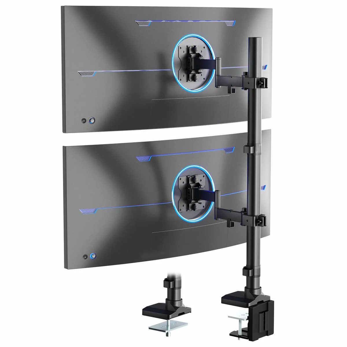 VIVO VIVO STAND-V202T Tall Dual Ultra-Wide Monitor Mount 43 in 25 lbs per arm — product photo