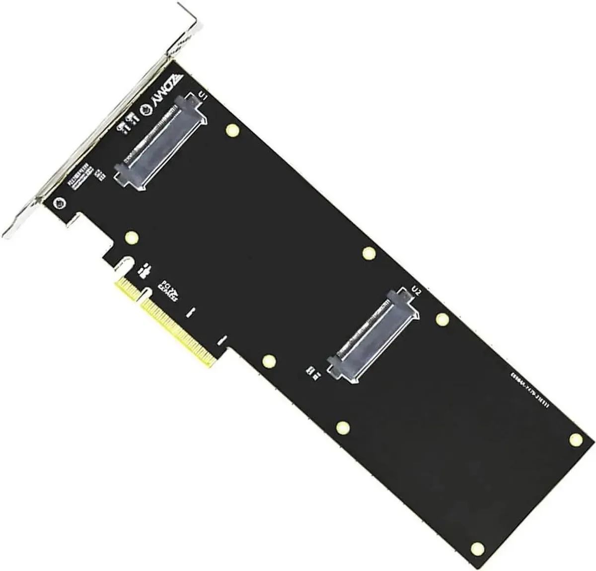 Vszerda Vszerda PCIe 3.0 x4 x8 U.2 Dual NVMe Expansion Card — product photo