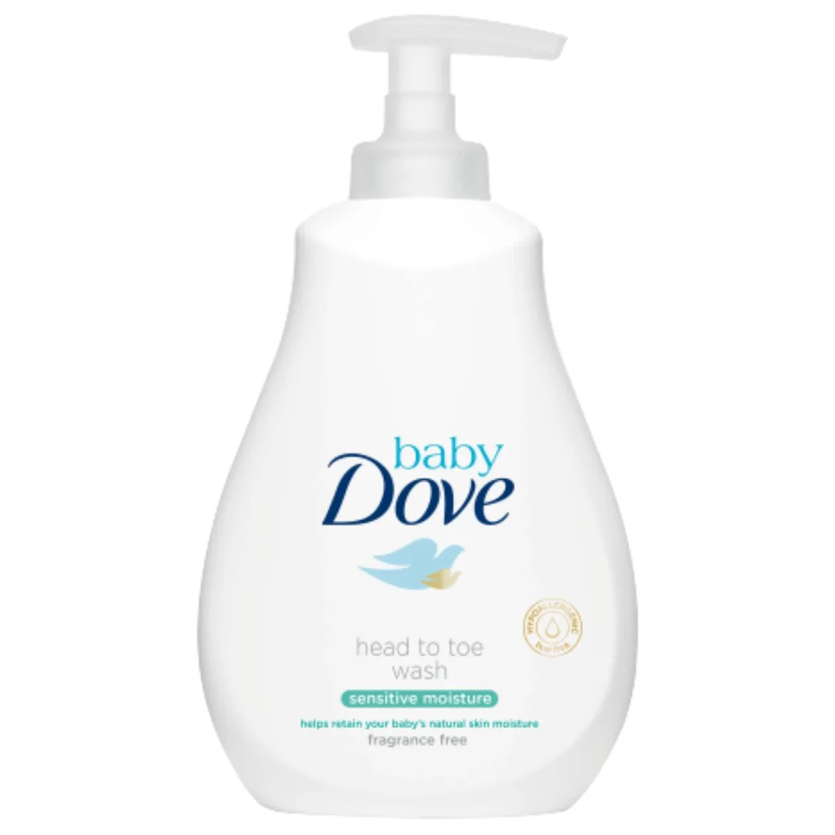 Dove Dove SP-52126037639486 Baby Head-to-Toe Wash Sensitive Moisture 400 ml skin care — product photo