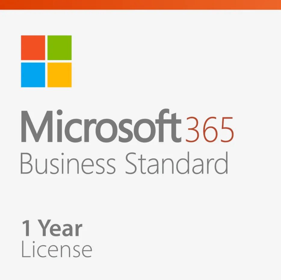 Microsoft Microsoft 365 Business Standard Annual software application license MST-C0LDPB-0001-1Y — product photo