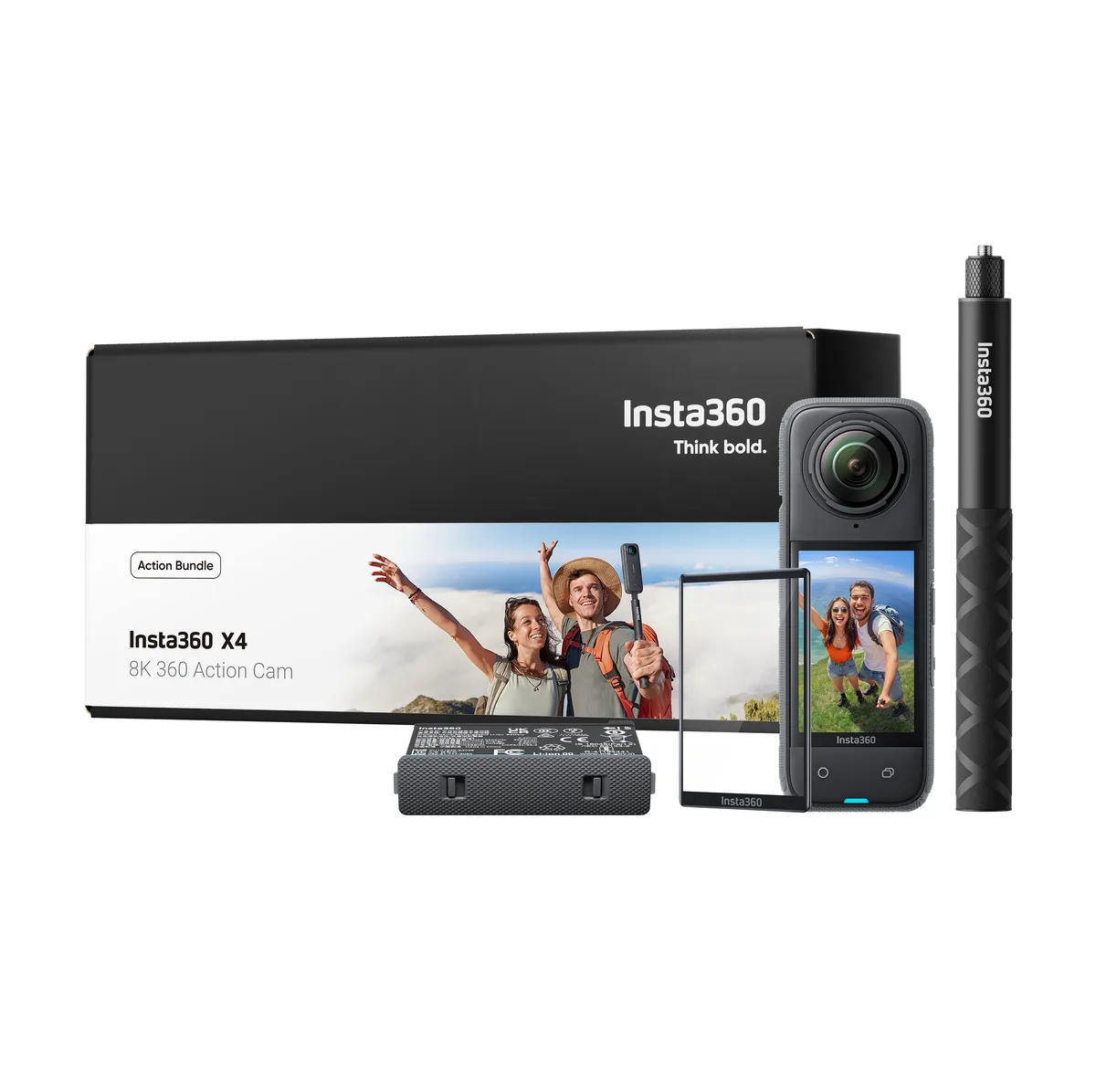 Insta360 Insta360 CINSABMA_X414 X4 8K 360 action camera Action Bundle — product photo