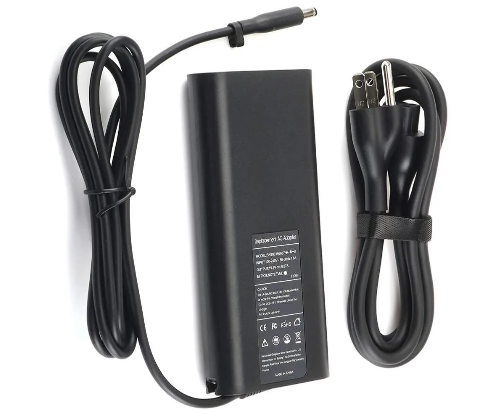 anicorn anicorn 130W AC Adapter 19.5V 6.7A 3.0mm/4.5mm for Dell Precision XPS 15 Inspiron — product photo