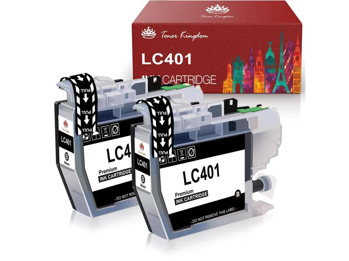 V4ink V4ink LC401 Black Ink Cartridge 2-pack — product photo