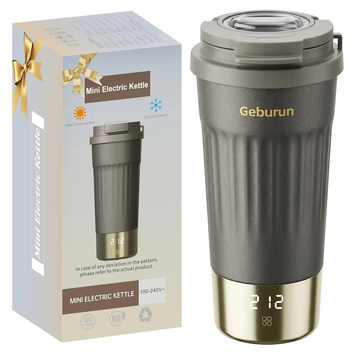  Geburun LW-T01 400ml iced tea maker Titanium Gray — product photo