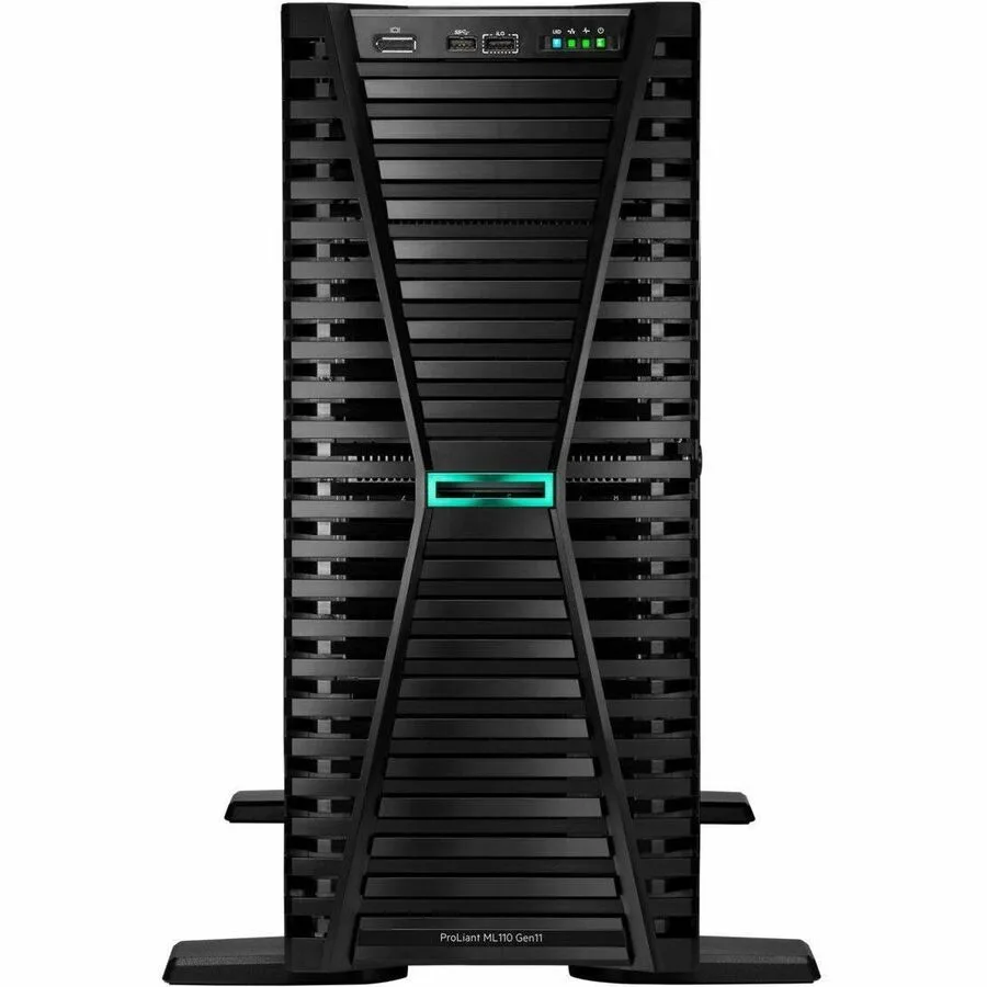 HPE HPE ProLiant ML110 G11 4.5U Tower Server 1x Xeon 3408U 1.80 GHz 16GB DDR5 4x LFF 500W P55533-001 — product photo