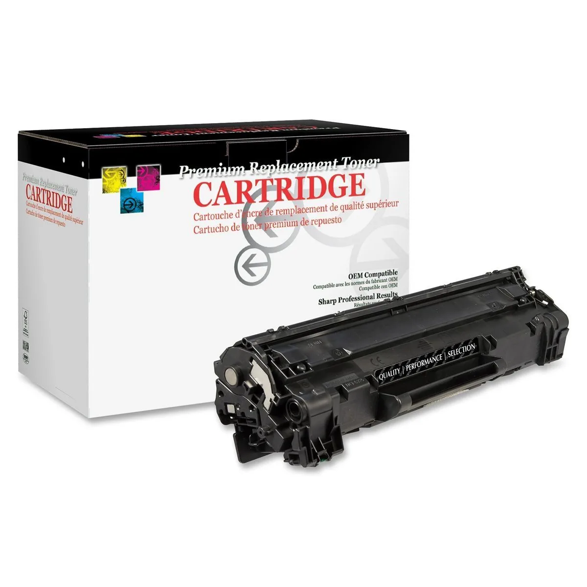 West Point Products West Point Products 200182P Toner Cartridge Black 1600 Pages CE285A 85A — product photo