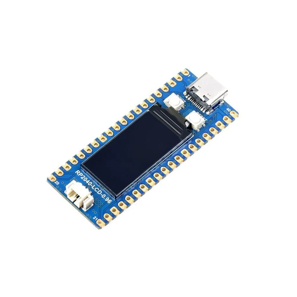 LORDWORLD LORDWORLD RP2040-LCD-0.96 development board with pre-soldered header — product photo