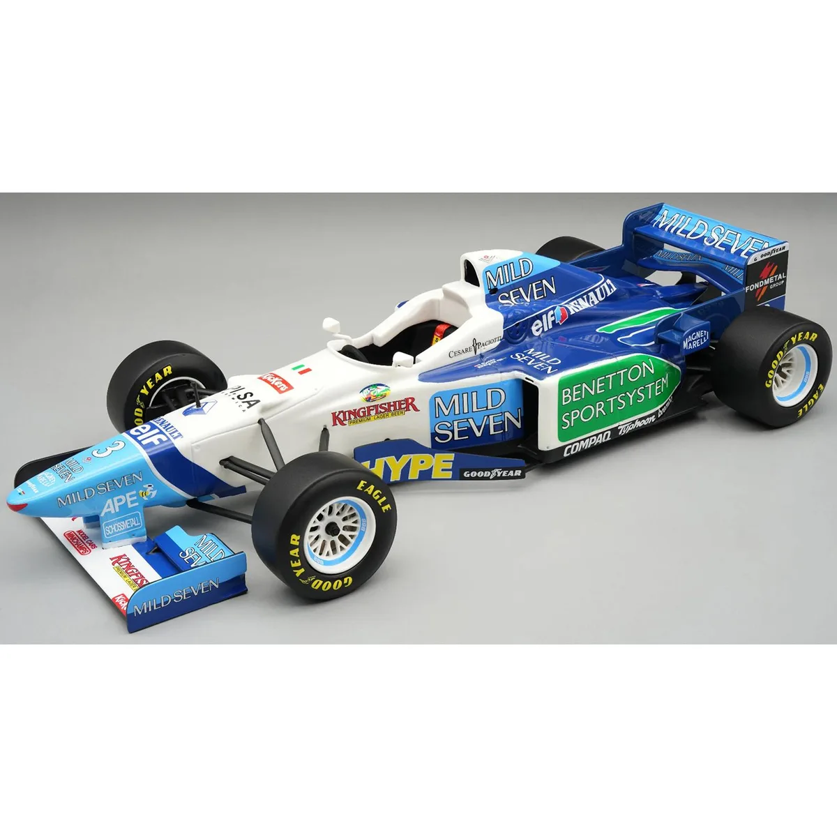 Tecnomodel Tecnomodel Benetton B196 #3 Jean Alesi Argentine GP 1996 Mythos 1/18 Limited 30 Resin — product photo
