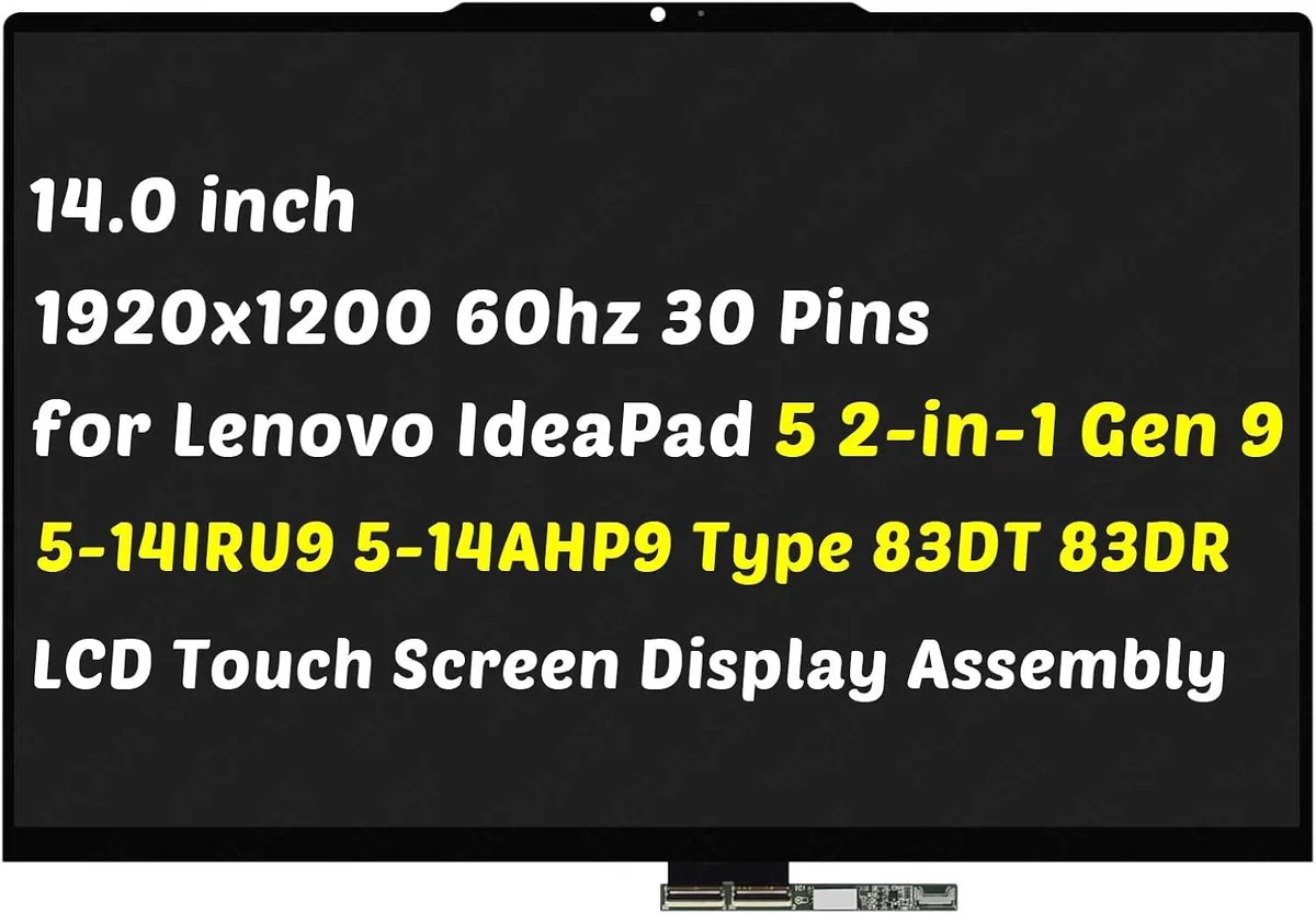 NUOLAISUN NUOLAISUN 14.0" 1920x1200 30 Pins 60HZ LCD Touch Screen — product photo