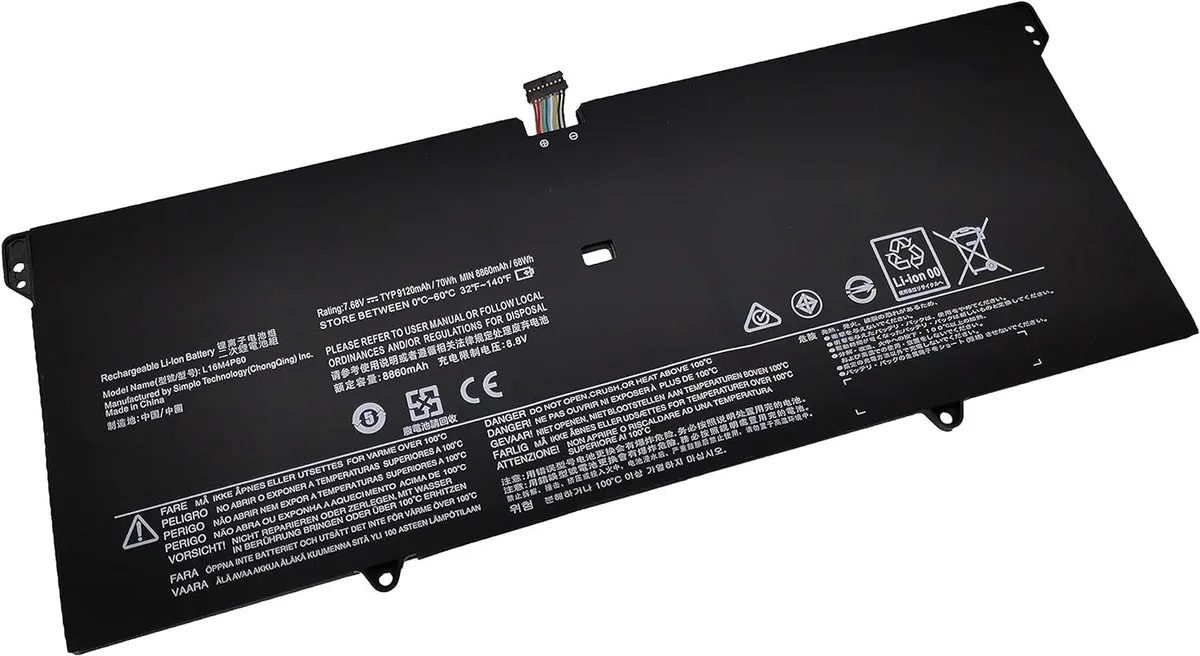 NShi NShi L16M4P60 L16C4P61 55Wh 15V laptop battery — product photo