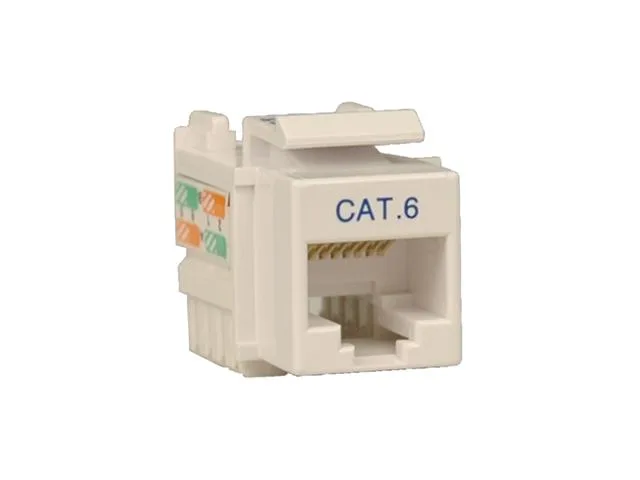 Tripp Lite Tripp Lite N238-001-WH Cat6/Cat5e 110 Punch Down Keystone Jack White — product photo