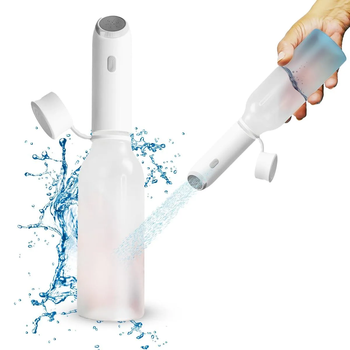 GenieBidet e-GO Portable Rechargeable Bidet Sprayer White — product photo
