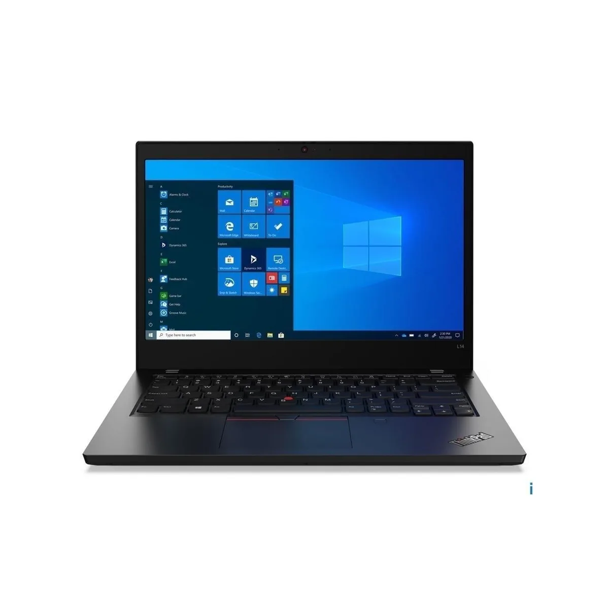 Lenovo Lenovo ThinkPad L14 Gen 2 business laptop 14" 16GB 512GB Core i7-1165G7 2.8GHz Windows 11 Pro Black — product photo