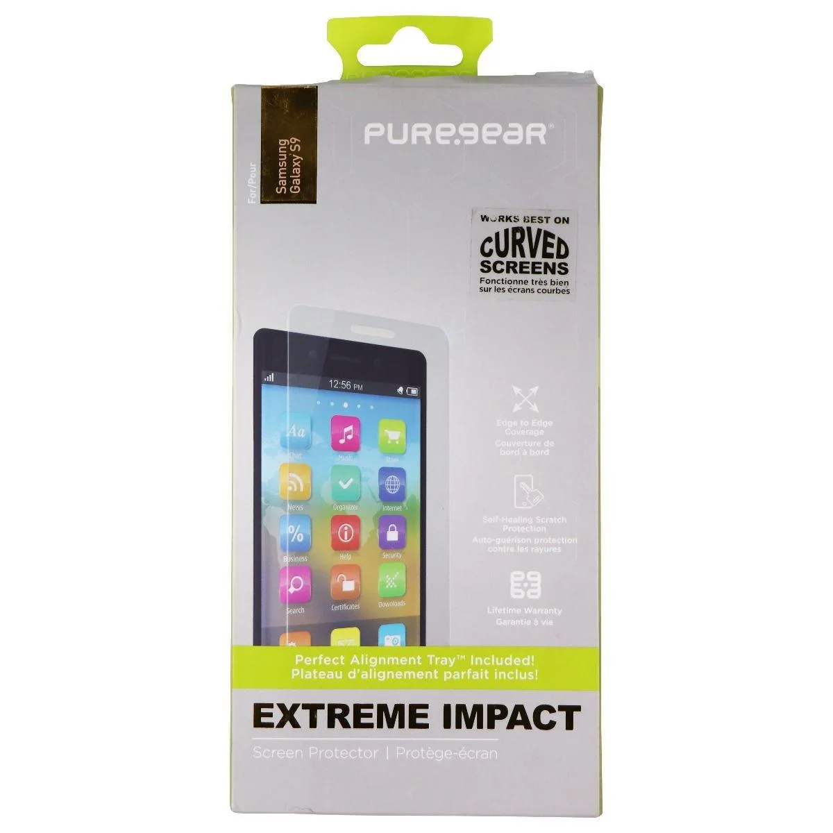 PureGear PureGear Extreme Impact Screen Protector for Samsung Galaxy S9 Clear — product photo