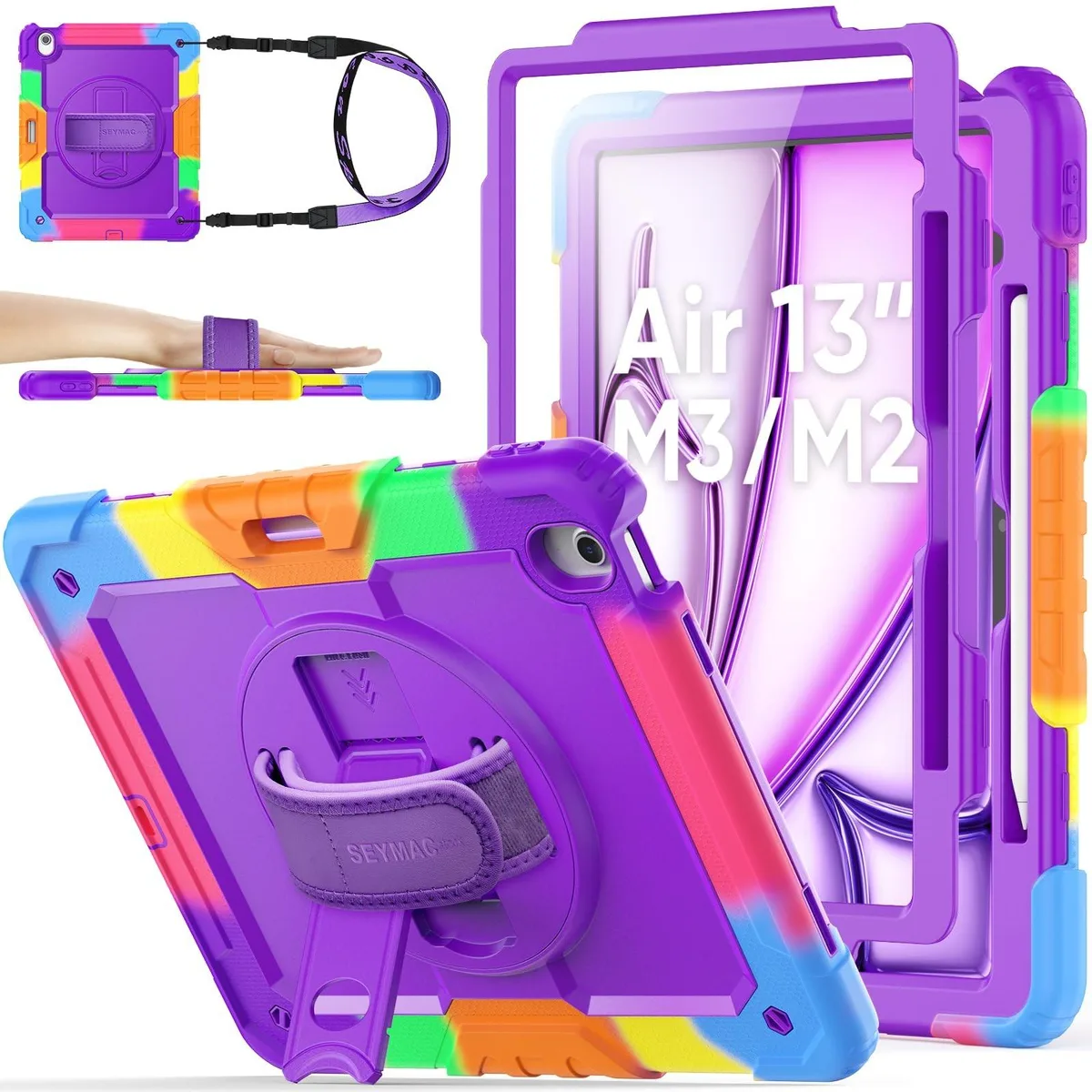 ALSEYE ALSEYE A3268/ 2 in 1 accessory for iPad Air 13 inch M4 M3 M2 2026 2025 2024 — product photo
