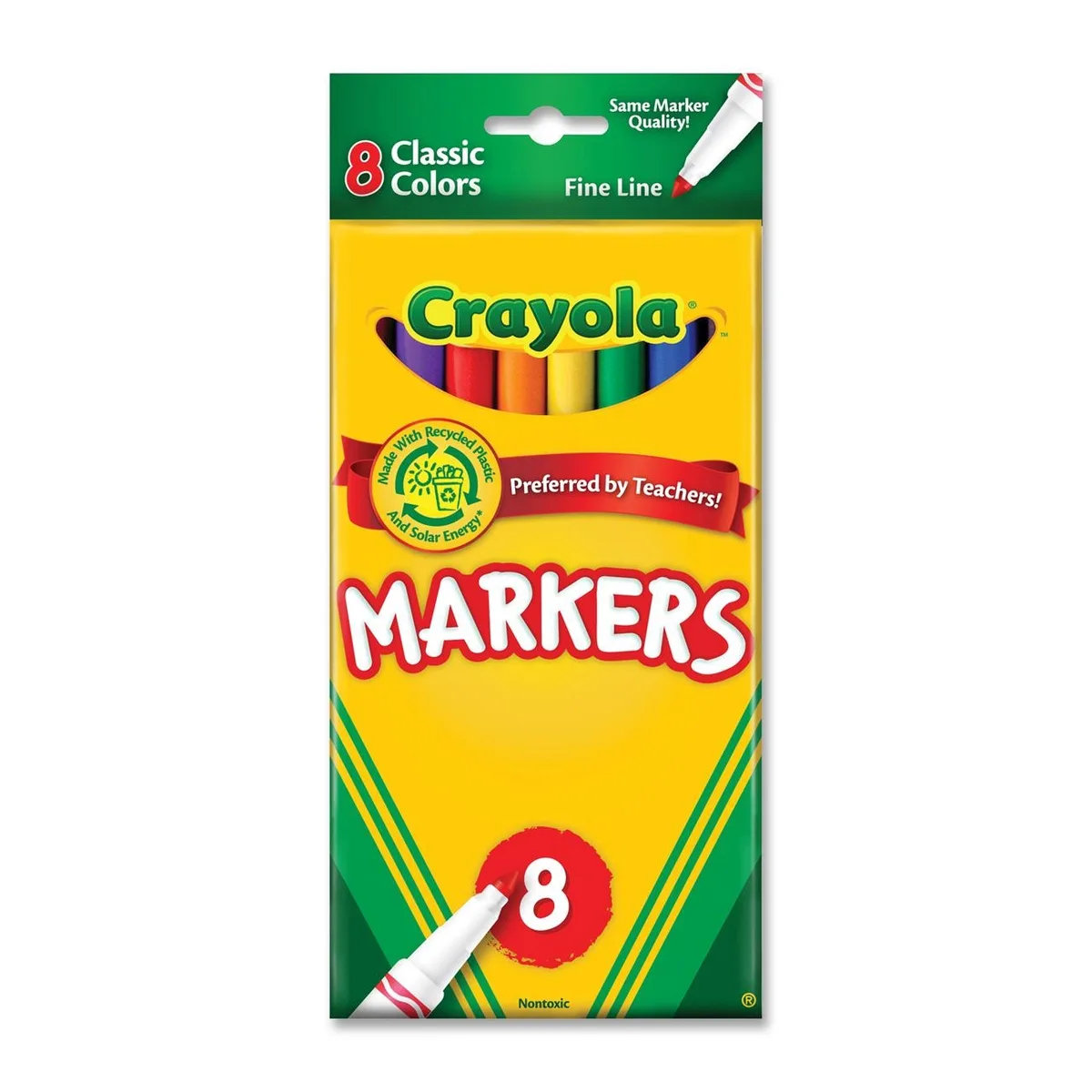 Crayola Crayola 587709 Non-Washable Markers Fine Point 8 Set — product photo