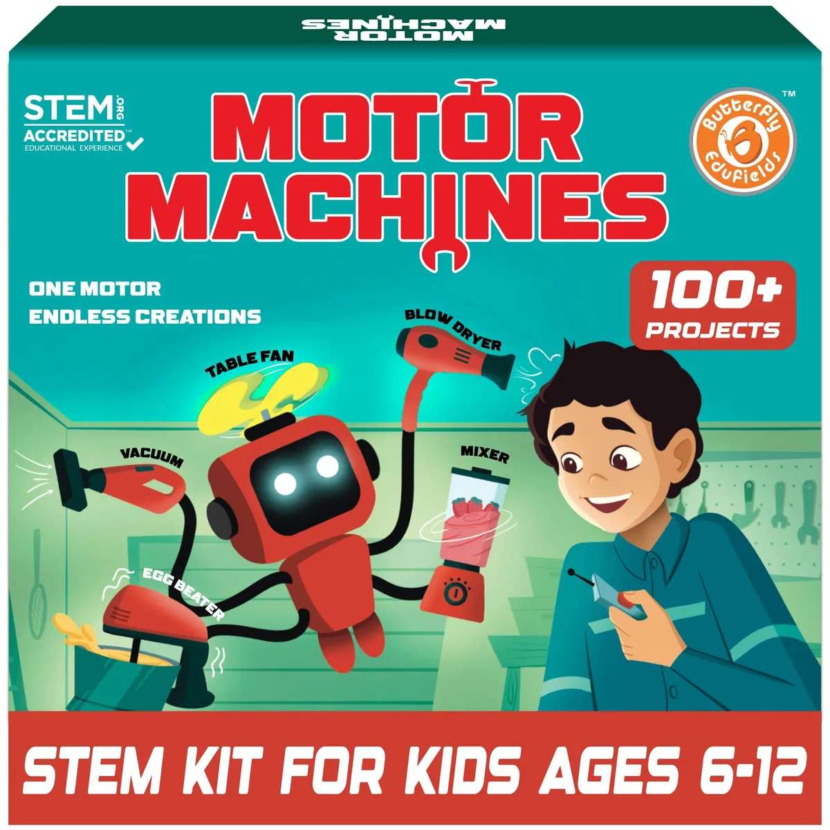  Butterfly EduFields 100+ STEM Projects Kit Ages 8-12 Part 562 — product photo