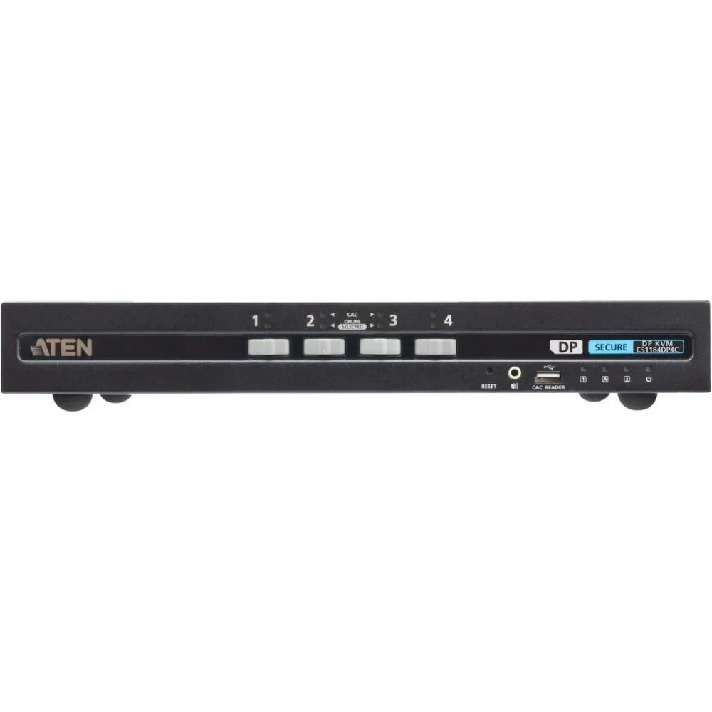 ATEN TECHNOLOGIES ATEN TECHNOLOGIES CS1184DP4C 4-Port USB DisplayPort Secure KVM Switch — product photo