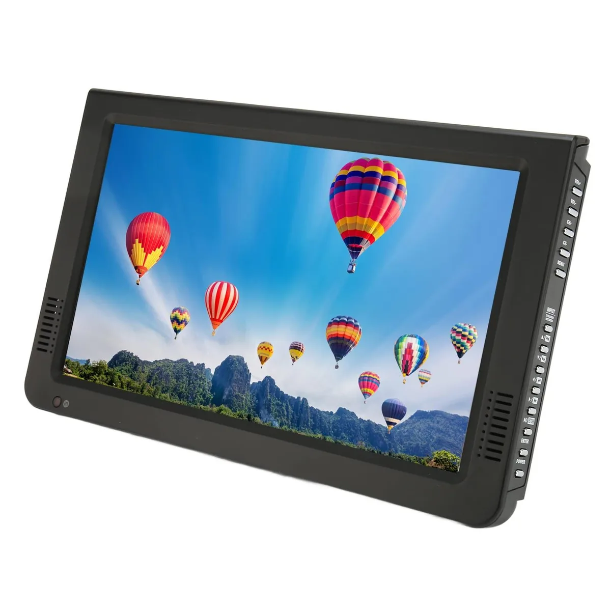 Compact 10 inch widescreen LED portable TV with detachable antenna