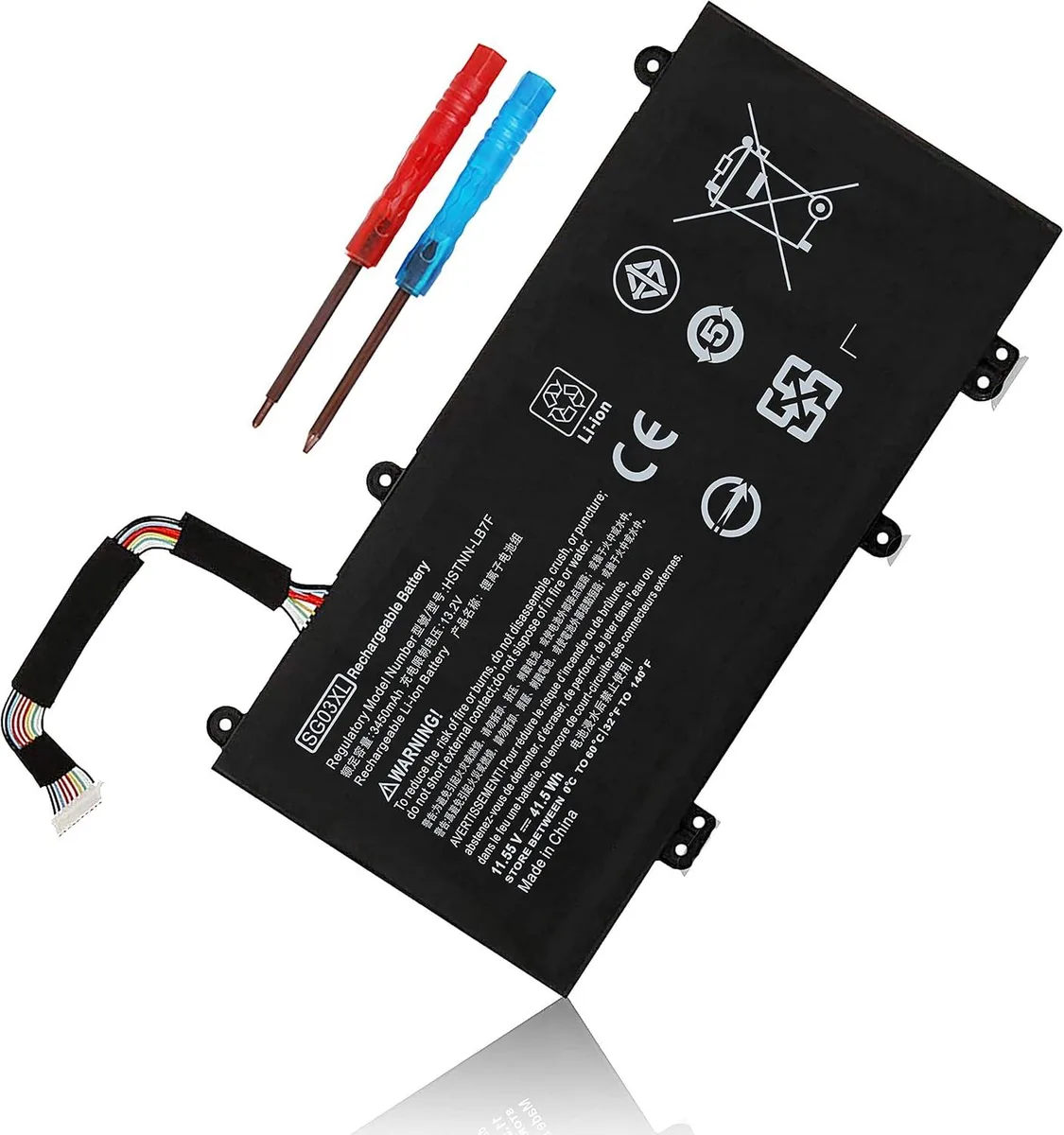 TAURKENAM TAURKENAM SG03XL 41.5Wh laptop battery — product photo