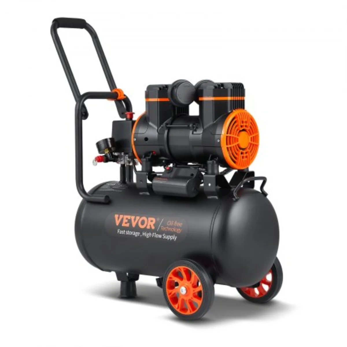 VEVOR VEVOR 6.3 Gallon Air Compressor 2 HP 3.35 CFM@90PSI 116 PSI Oil-Free — product photo