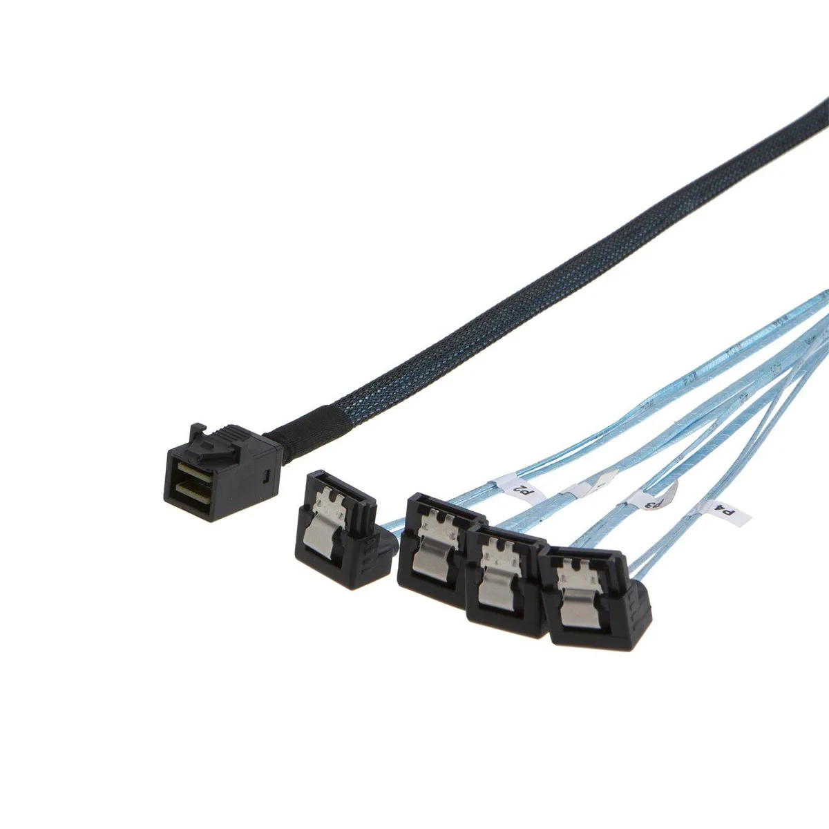 Vszerda Vszerda CS0057 Mini SAS SFF-8643 to 4x SATA Angle Cable 0.5m 12Gbps — product photo