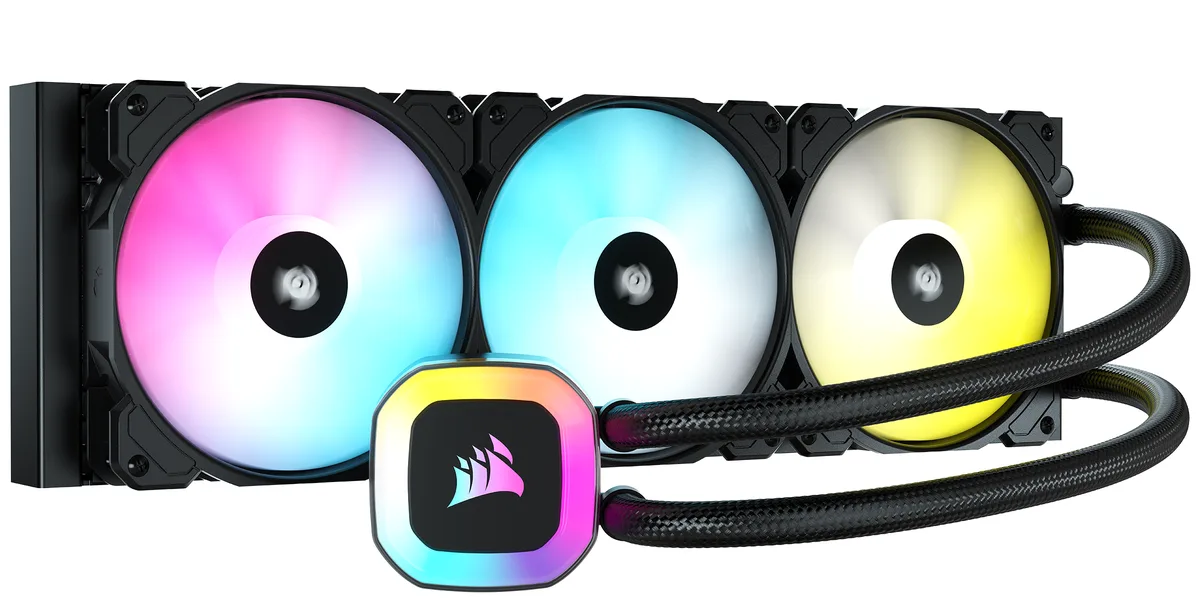 Corsair Corsair H150 RGB 360mm liquid cooler — product photo