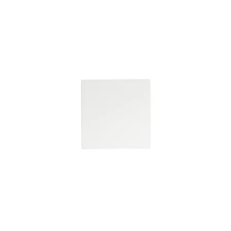 White rectangular wall sconce with two upward and downward facing lights, low-profile aluminum finish, 6.25 inches wide