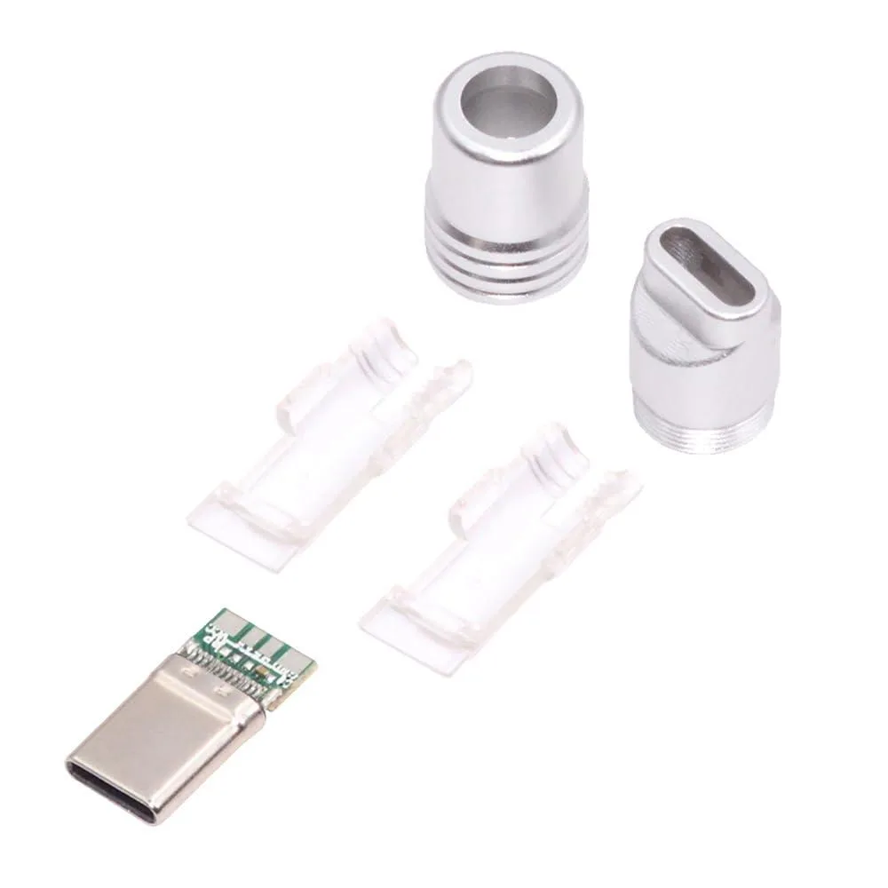 Fervit Fervit USB 3.1 Type-C Male Solder Connector 4.0-6.0mm Silver — product photo