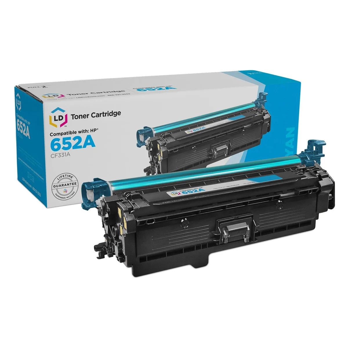 LD Products LD Products Remanufactured Toner Cartridge CF331A Cyan for HP 654A — product photo